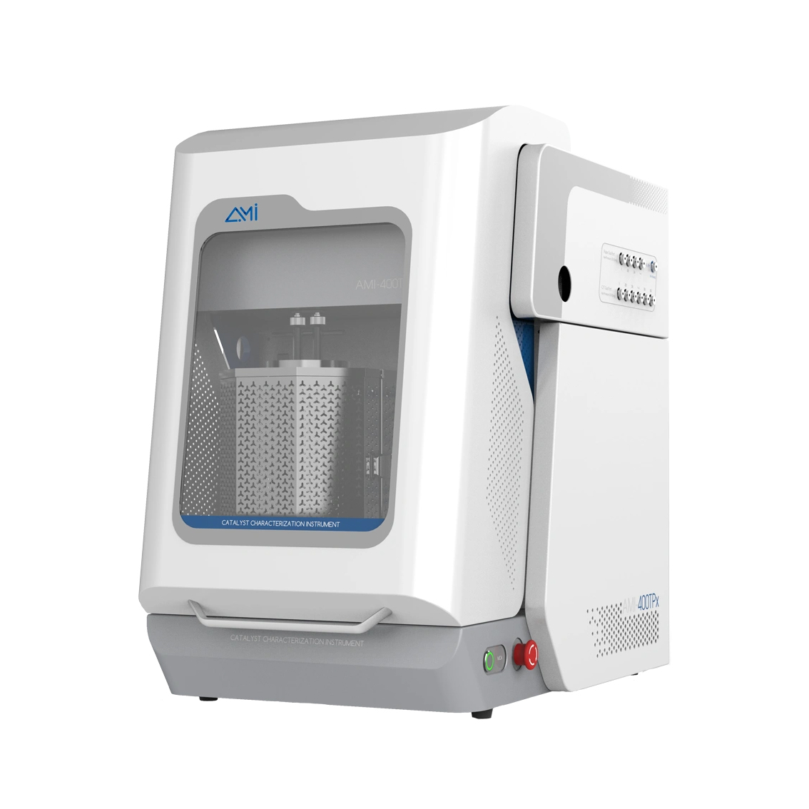 Chemisorption AMI 400TPx ● AMI’s most economical platform for temperature-programmed catalyst evaluation. ● Supports TPD, TPR, TPO, and TPSR as standard functions. ● Accurate gas delivery with 1 MFC and up to 10 gas inlet lines.