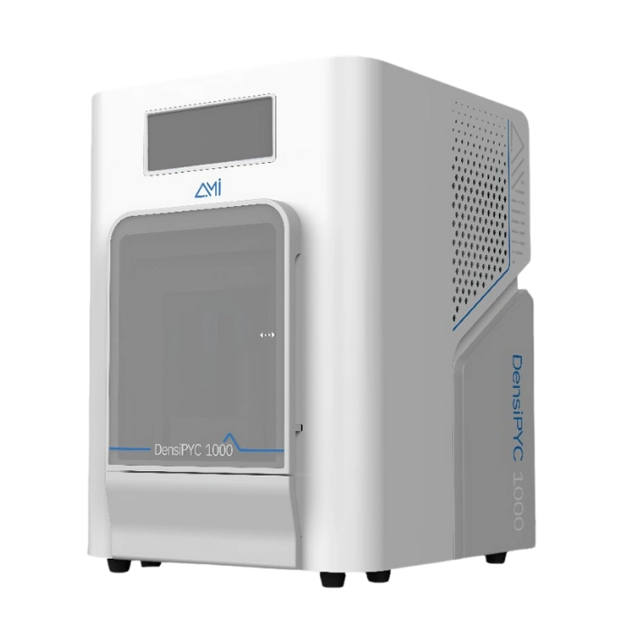 True Density DensiPyc 1000 ● (4–60°C) temperature-controlled pycnometer, precise density. ● Integrated microbalance enables accurate weighing. ● PC-controlled automation records data automatically. ● Optional vacuum degassing to 10kPa.